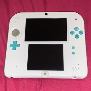 mint green and white 2ds